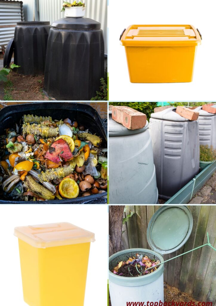 6 different types of storage containers