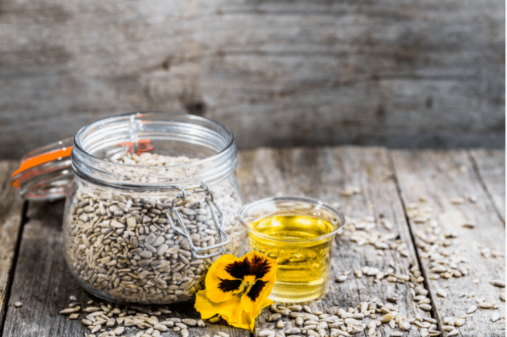 sunflower seeds and oil