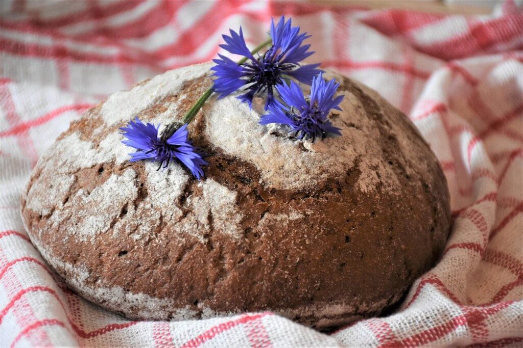 cornflower garnish