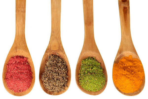 spoonfuls of spices