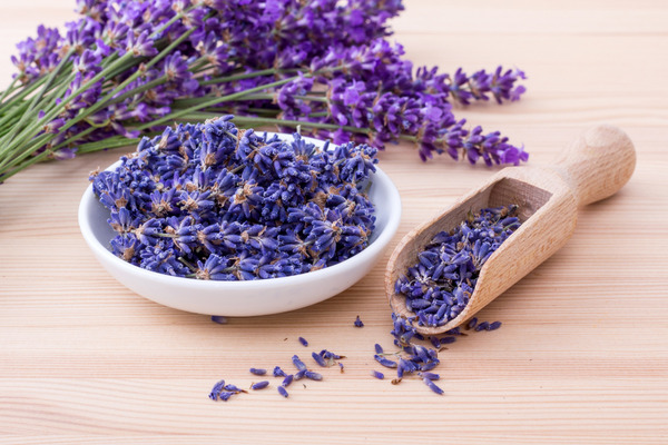 lavender on a table